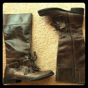 Matisse leather tassel boots